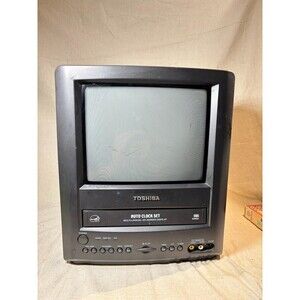 Toshiba MV9KD1 TV/VCR Combo 9-Inch Retro Gaming CRT - VHS Tested